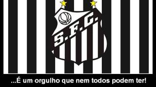 Hino do Santos Letra [upl. by Aehsan]