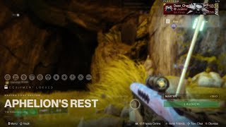 APHELIONS REST Lost Sector Master Solo Flawless  Destiny 2 [upl. by Salas740]