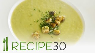 Leek and Potato Soup Recipe in 30 seconds [upl. by Nyl]