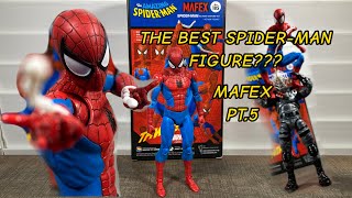 Mafex SpiderMan pt5 rating SpiderMan figures [upl. by Eduardo304]