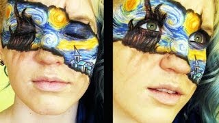 Van Gogh  Starry Night  Makeup Tutorial [upl. by Keeton975]