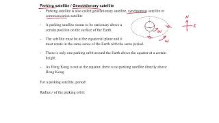 Gravitation Part 10225 Geostationary satellite [upl. by Nafets]