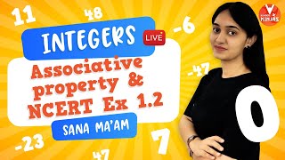 Integers  4  Associative Property  NCERT Ex 11  Integers For Class 7  Maths class 7  Vedantu [upl. by Daney746]