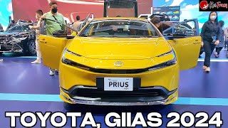 GIIAS 2024 Mobil Toyota apa Saja yang ada Hilux Rangga GR Yaris Prius Hybrid GR Corolla Fortuner [upl. by Nimesay]