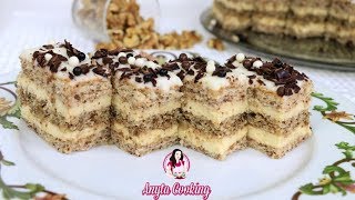 Prajitura Victoria cu nuca  Pastel con nueces  CC Esp Sub   🍰 Anyta Cooking [upl. by Hamrnand675]