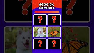 QUIZ JOGO DA MEMÓRIA  teste sua memória Versão Animais quiz enquete [upl. by Euqinaj]