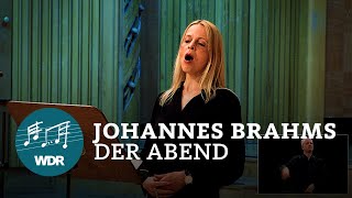 Johannes Brahms  Der Abend  WDR Rundfunkchor [upl. by Troyes384]