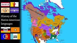 History of the Native North American languages Timeline [upl. by Llednor]