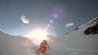 Timestretch  GoPro Slow Motion Freeriding in Sportgastein  Twixtor [upl. by Asilec818]