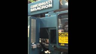 Cincinatti Milacron Model 375 48 Injection Molding Machine [upl. by Annil]