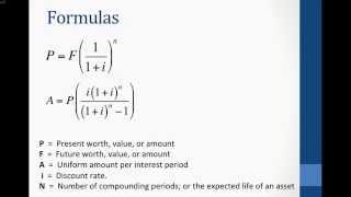 Present Value and Annual Worth [upl. by Akyeluz]