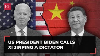 China vs US as Biden calls Xi Jinping a dictator [upl. by Benetta]