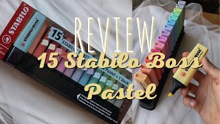 15 STABILO BOSS PASTEL Review ♥ Artistica Ecuador [upl. by Animehliw]