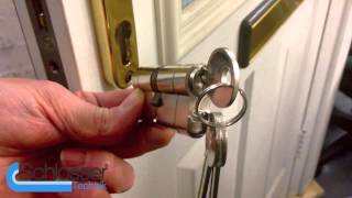 How to replace a Euro Cylinder Lock [upl. by Odnavres596]