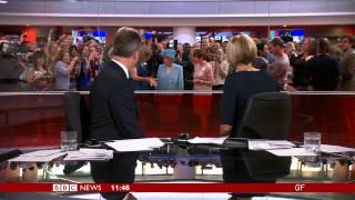 The Queen Photobombs BBC News HD [upl. by Diamond]