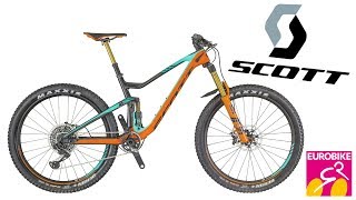 New SCOTT Bikes 2018 Genius Tuned Gambler Genius Spark Scale Contessa  Eurobike 2017 4K [upl. by Aihsilat]