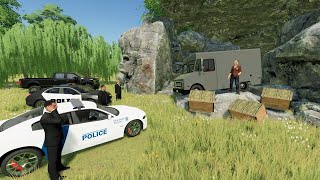 Cops find bank robber using night vision  Farming Simulator 22 [upl. by Ajaj467]