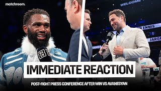 Jaron Ennis amp Eddie Hearn React To Win Vs David Avanesyan  Post Fight Presser [upl. by Nivan]