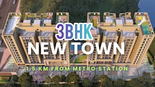 3bhk Flat for sale In Newtown AA1🏡  New Project  home  Affordable Flat in Kolkata [upl. by Joli]