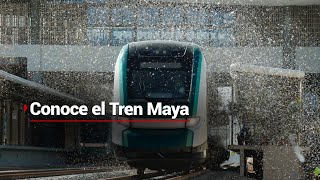 ¡Inauguran el Tren Maya  Así es por dentro el convoy que salió de Campeche rumbo a Cancún [upl. by Akineg]