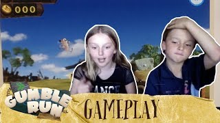 GAMEPLAY Kids Play amp React to Gumble Run  Part 2  Bottersnikes and Gumbles [upl. by Jerman]