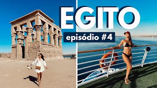 CRUZEIRO no RIO NILO Luxor Abu Simbel Aswan Kom Ombo e Edfu  Vlog 4 EGITO [upl. by Bunting]