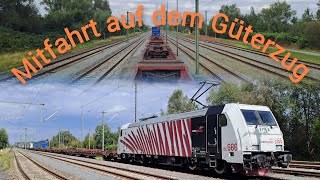 Mitfahrt auf dem Güterzug durch Niedersachsen und Hessen mit dem Lokomotion KLV [upl. by Ailedua214]