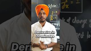 Derivative in 20 minutes Revision M1 maths derivatives k2institute [upl. by Dekow]