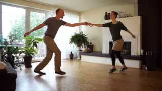 Lindy Hop Tutorial 512  Basic Zero to Swing Out [upl. by Nyleve]