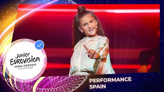 Spain 🇪🇸  Soleá  Palante at Junior Eurovision 2020 [upl. by Eetnahc]