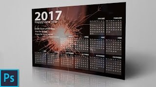 How To Create a Professional Calendar in Photoshop [upl. by Nahallac]