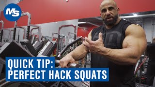 Quick Tip How to Perfect Your Hack Squats [upl. by Rempe]