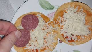 Keto Pizza with Sundried Basil Tomatoe Tortillas HerkimerAtRandomYoutubecom [upl. by Acinet136]