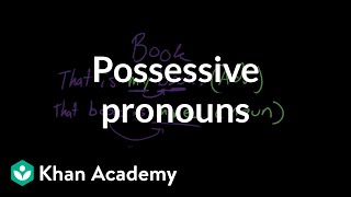 Possessive pronouns  The parts of speech  Grammar  Khan Academy [upl. by Phox]