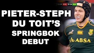 PieterSteph du Toits Springbok Debut [upl. by Rosco]