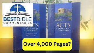 Acts Bible Commentary by Craig Keener  REVIEW  4500 pages [upl. by Initof]