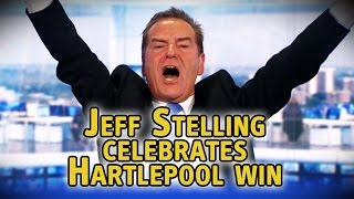 Jeff Stelling gets impatient waiting for full time at Hartlepool v Mansfield on Soccer Saturday [upl. by Burbank461]