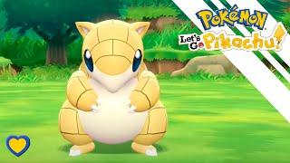 HOW TO GET Sandshrew in Pokémon Lets Go Pikachu Version Exclusive [upl. by Eille]