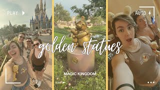 finding all the gold statues in mk  magic kingdom  july 2023 [upl. by Loring]