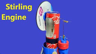 How to Make a Stirling Engine  an Easy amp Fun project [upl. by Flossie]