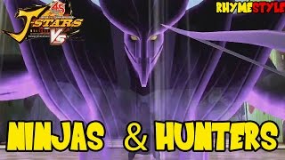 JStars Victory VS Ninjas amp Hunters Sasuke vs Gon amp Killua [upl. by Chip695]