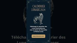 Calendrier lunaire 2024 [upl. by Hawkie]