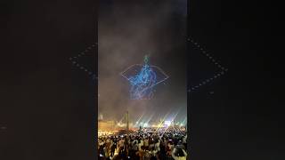 Ayodhya drone show 💕🥹 ayodhya deepotsavayodhya [upl. by Llenet]