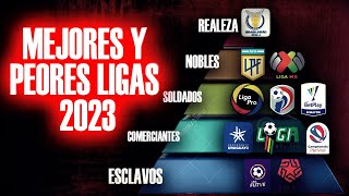 ⚽🏆 TOP 11 Las MEJORES LIGAS de LATINOAMÉRICA del 2023  Piru [upl. by Isyad]