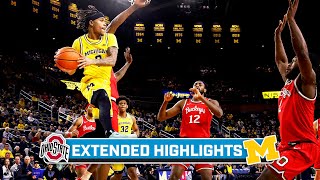 Ohio State at Michigan  Extended Highlights  Big Ten Mens Basketball  Jan 15 2024 [upl. by Papotto]