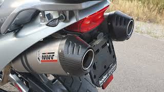 Honda Varadero XL 1000 walkaround Mivv monster sound [upl. by Victorie]