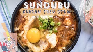 Soondubu Jjigae Korean Tofu Stew for BuzyBeez [upl. by Diver592]