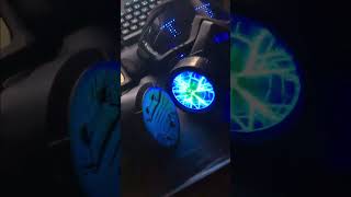 Cyberpunk Gasmask with sound reactive plasma lightning discs [upl. by Helman]