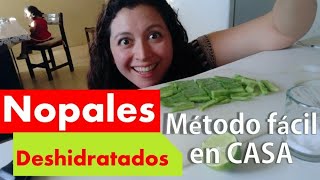 Deshidratar nopales en casa con sol método de conservación de alimentos para tiempos de crisis 2020 [upl. by Asteria282]