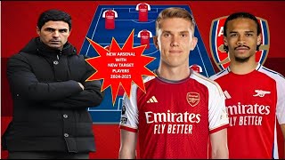 NEW ERA  STRONGEST Arsenal Predicted Line up Under Mikel Arteta with Leroy Sane amp Viktor Gyökeres [upl. by Knapp515]